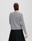 Ikon stripe long-sleeved T-shirt