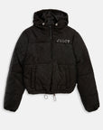 Aqua activated print puffer jacket