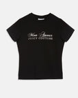 Jersey fitted 'Mon Amour' tee