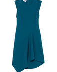 Asymmetric midi dress