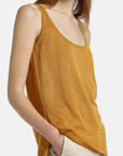 Linen-blend top