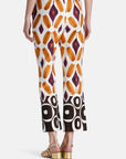 Watercolor print pants