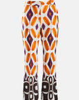 Watercolor print pants
