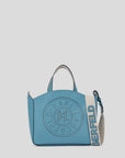 K/Circle Perforated Small Tote Bag