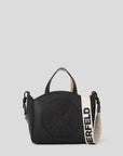 K/Circle Perforated Small Tote Bag