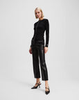 Faux-leather pants