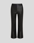 Faux-leather pants
