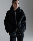 Reversible cocoon-fit jacket