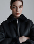 Reversible cocoon-fit jacket