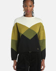 Color-block pullover