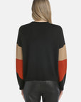 Color-block pullover
