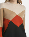 Color-block pullover