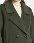 Cropped double-breasted jacket