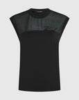 Signature organza tank top