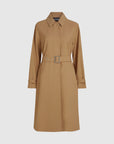Pleated trench coat