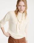 Cashmere and wool crew-neck jumper