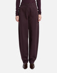 Barrel-fit trousers