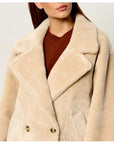 Faux-fur bomber jacket