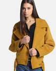 Boxy wool jacket