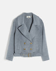 Boxy wool jacket