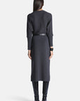 Elegant knitted midi dress