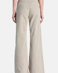 Flared corduroy pants