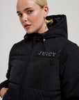Aqua activated print puffer jacket