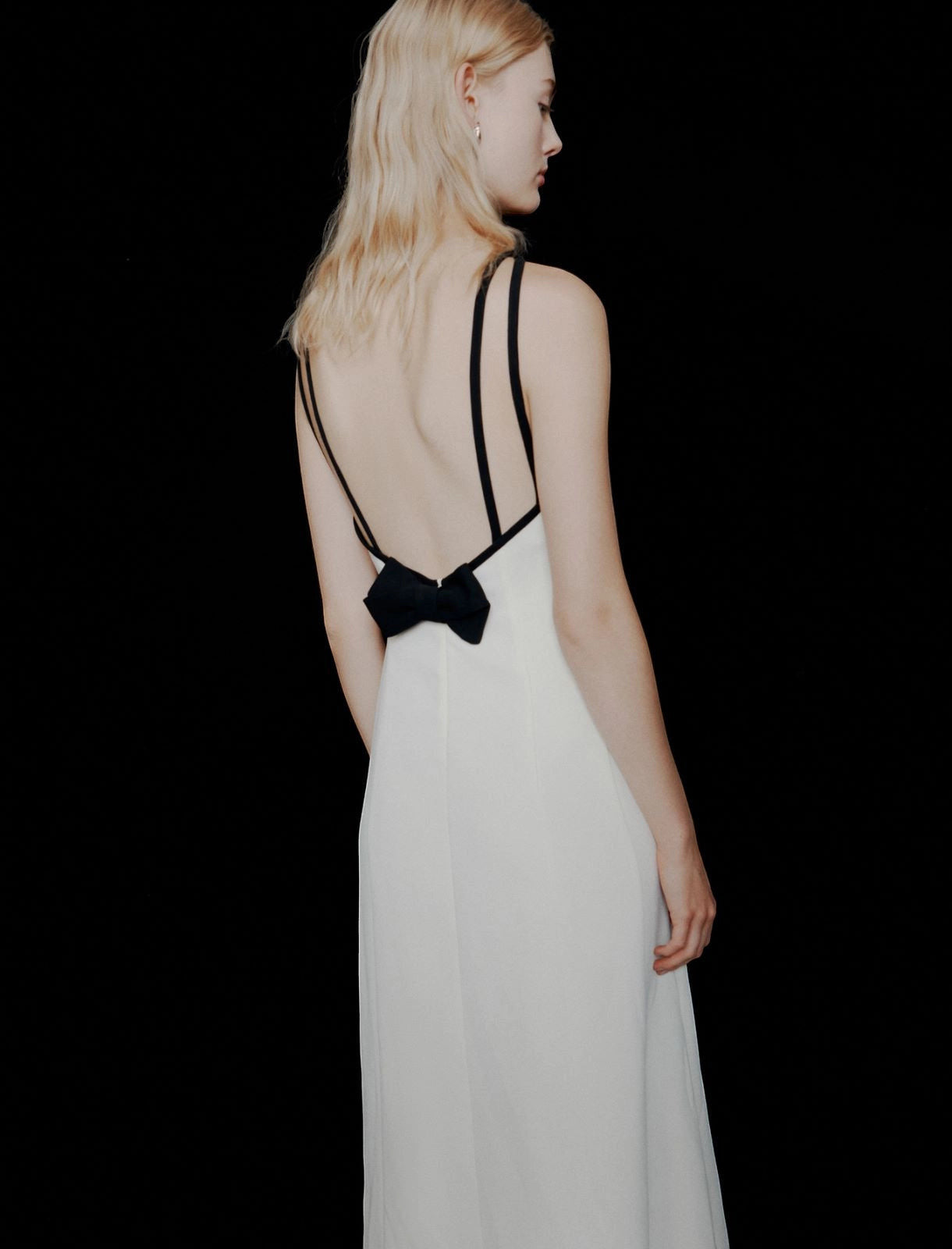 Marella Envers satin backless dress  MiLA outique