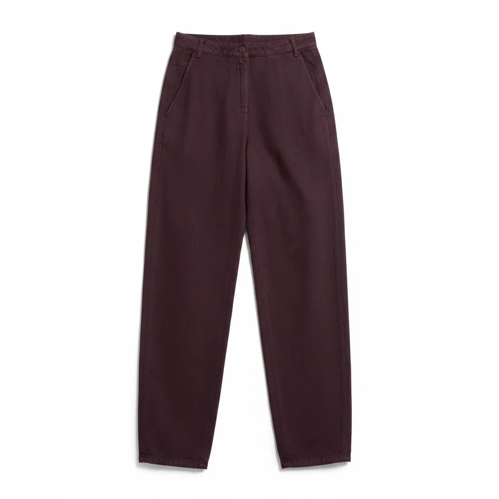Barrel-fit trousers