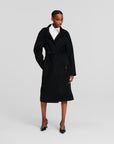 Soft double-face wool coat