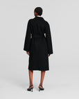 Soft double-face wool coat