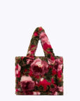 Rose print shopper bag