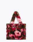 Rose print shopper bag