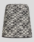 Check boucle skirt