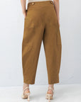 Carrot-fit trousers