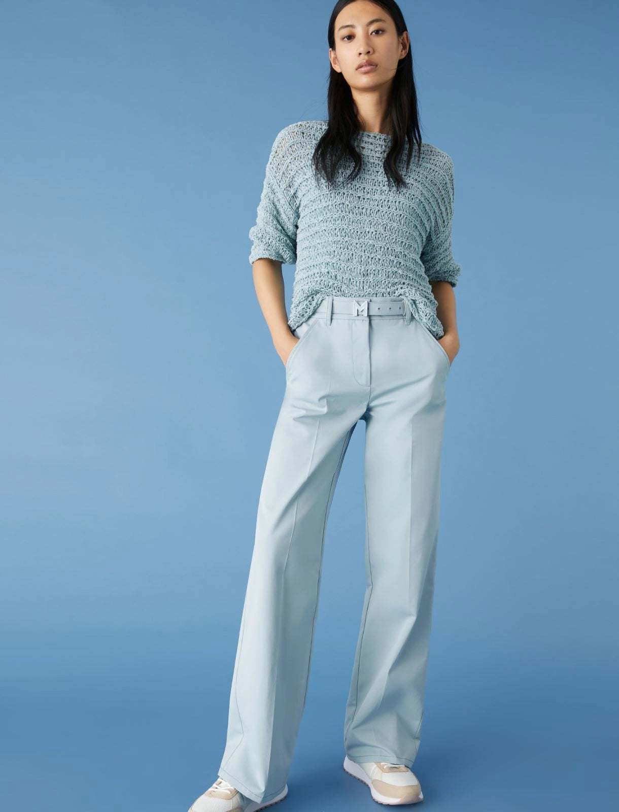 Straight-leg trousers