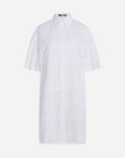 Broderie anglaise shirt dress