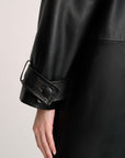 Leather coat