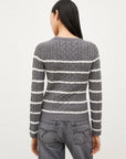 Cable-knit sweater