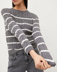 Cable-knit sweater