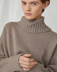 High-neck sweater