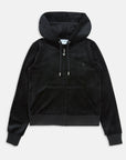 Jewelled classic velour Robertson hoodie