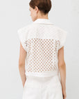 Broderie anglaise shirt