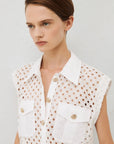 Broderie anglaise shirt