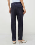 Basketweave canvas trousers