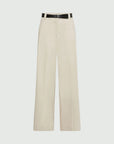 Stretch satin trousers