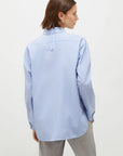 Oversized poplin shirt