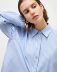 Oversized poplin shirt