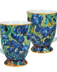 Porcelain set featuring Van Gogh Irises