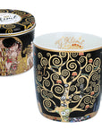 Porcelain mug featuring Klimt Tree of Life